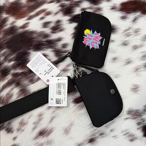 Black Lululemon Dual Wristlet